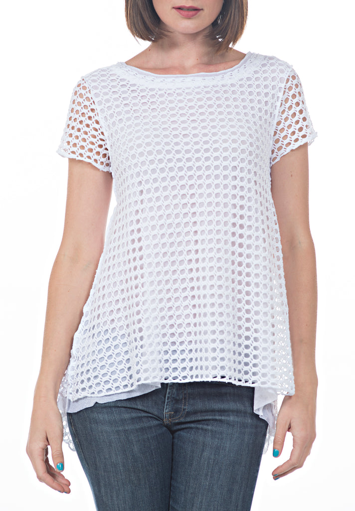 CROCHET TEE