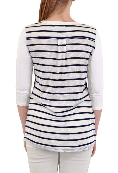 HALF N' HALF QUARTER SLEEVE