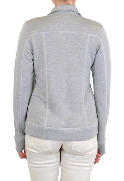 ZIP-UP JACKET FAUX POCKETS