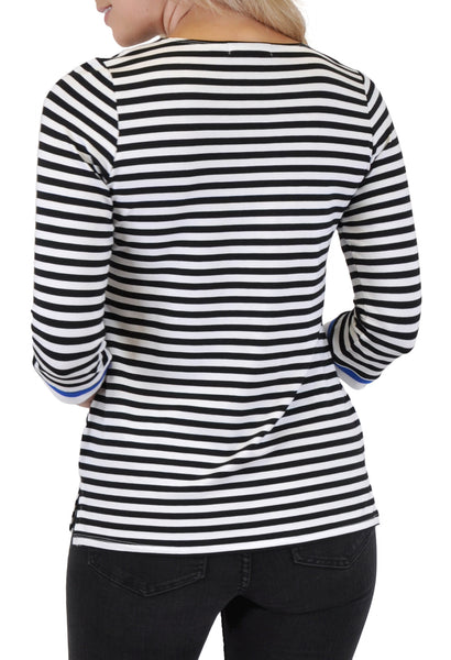 QUARTER SLEEVE STRIPES TUNIC