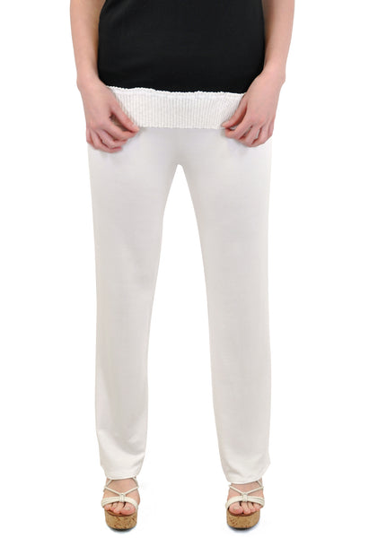 SHORT SLEEVE V NECK RIB TRIM