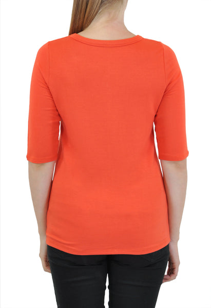 3/4 SLEEVE SNAP FRONT