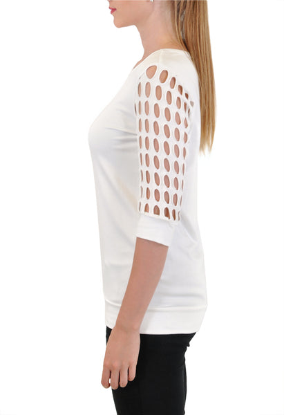 3/4 SLEEVE CREW CROCHET SLEEVES