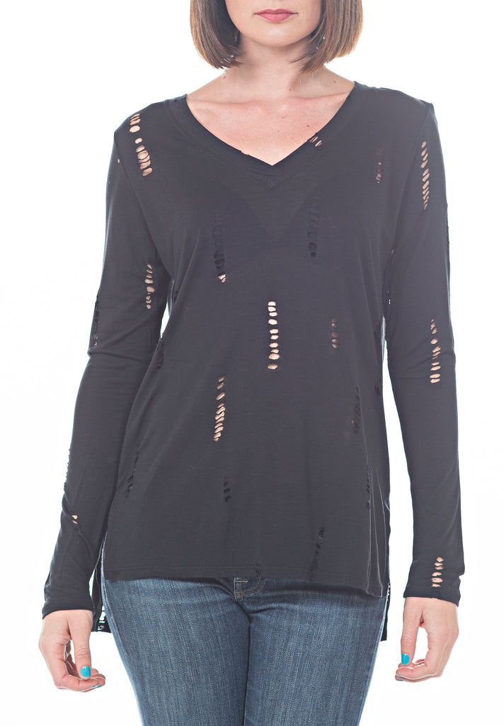 DISTRESSED TEE