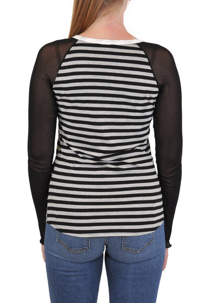 LONG SLEEVE BASEBALL TWIST FRONT