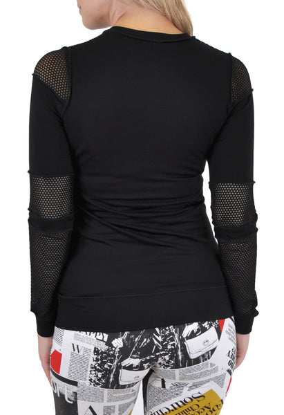 LONG SLEEVE SNAP CARDI SOLID N' CROCHET