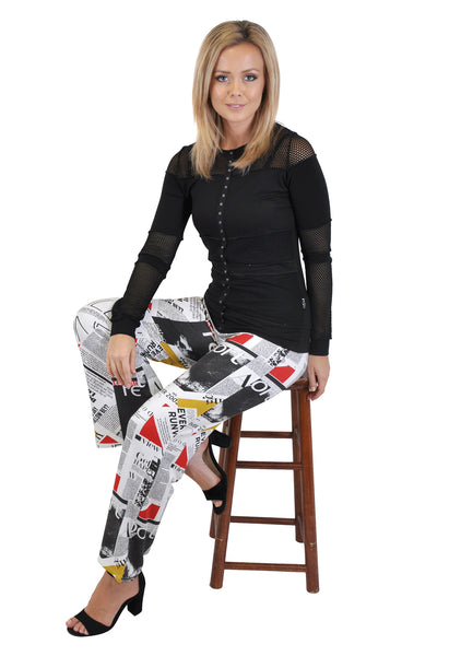 LONG SLEEVE SNAP CARDI SOLID N' CROCHET