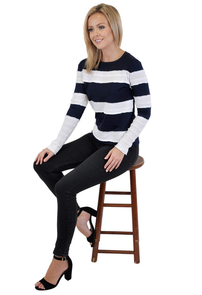 LONG SLEEVE LACE INSERT