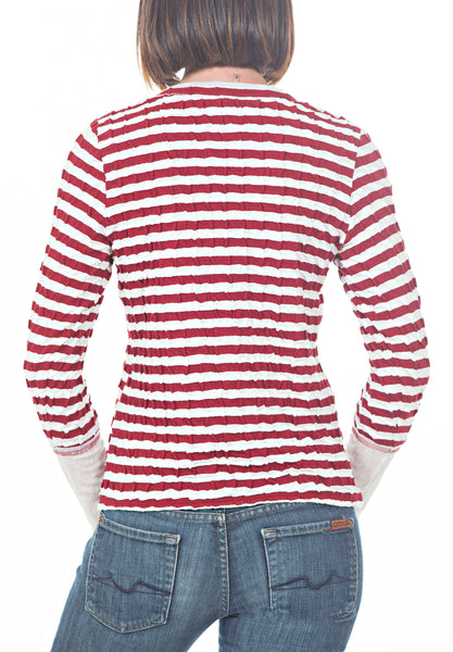 LS CREW NECK TOP - PTJ TREND: Women's Designer Clothing