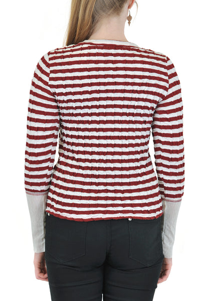 LONG SLEEVE CREW WITH FRONT SNAPS