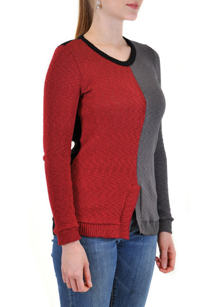 COLOR BLOCK SWEATER