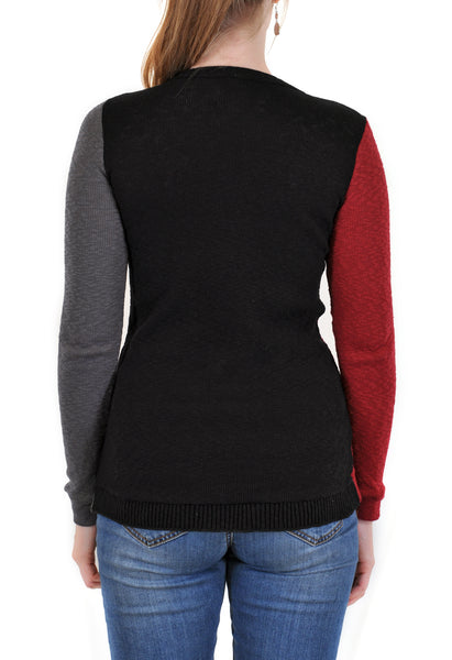 COLOR BLOCK SWEATER