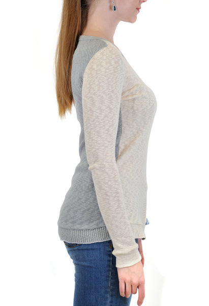 LONG SLEEVE COLOR BLOCK