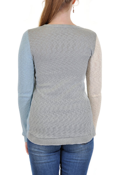 LONG SLEEVE COLOR BLOCK