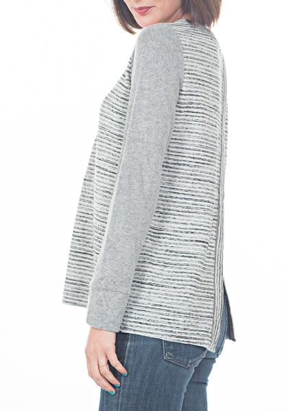 LS OPEN BACK SWEATSHIRT - PTJ TREND: Women's Designer Clothing