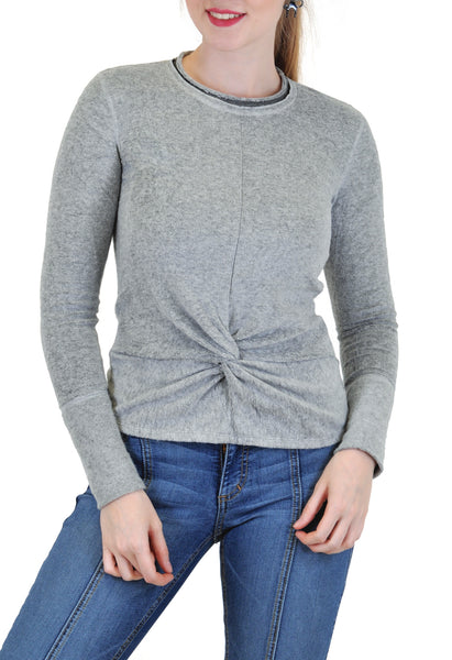 LONG SLEEVE SHERPA TWISTED FRONT