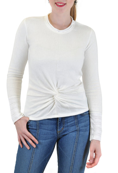 LONG SLEEVE SHERPA TWISTED FRONT
