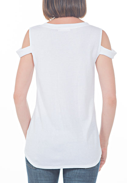 BASIC COLD SHLDR T - PTJ TREND: Women's Designer Clothing