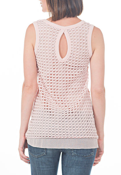 SLVLESS CROCHET TANK - PTJ TREND: Women's Designer Clothing