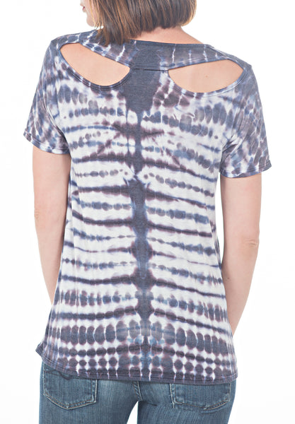 SPIDERWEB DYE TEE - PTJ TREND: Women's Designer Clothing