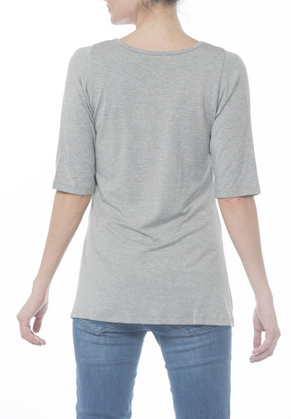 VNECK COLD SHLDR TOP - PTJ TREND: Women's Designer Clothing