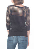 CROCHET SWEATSHIRT - PTJ TREND: Women's Designer Clothing