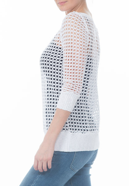 CROCHET SWEATSHIRT - PTJ TREND: Women's Designer Clothing