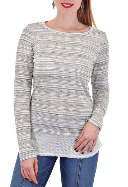 STRIPES LONG SLEEVE CREW CROCHET BOTTOM