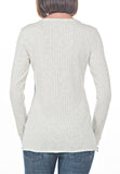 VNECK LONG SLEEVE TOP - PTJ TREND: Women's Designer Clothing