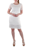 SHORT SLEEVE DRESS CROCHET