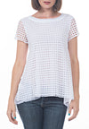 CROCHET TEE - PTJ TREND: Women's Designer Clothing