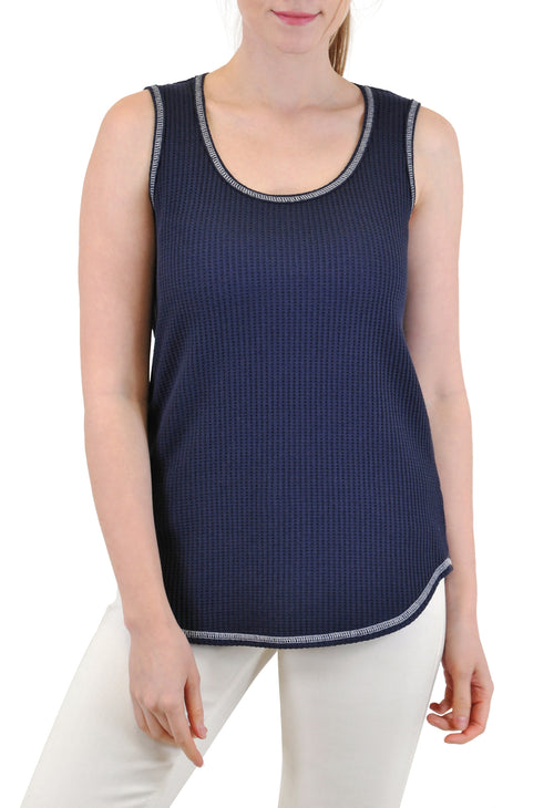 Contrast Stitch Tank