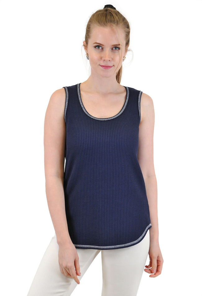 Contrast Stitch Tank