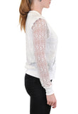 LACE BOMBER JACKET