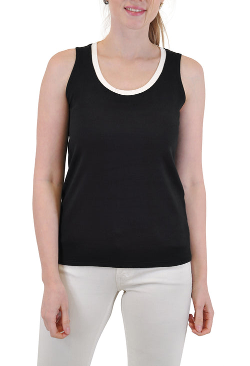 CONTRAST BINDING TANK TOP