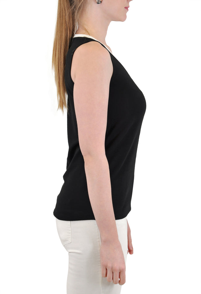 CONTRAST BINDING TANK TOP