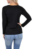 LONG SLEEVE LACE FRONT TRIM
