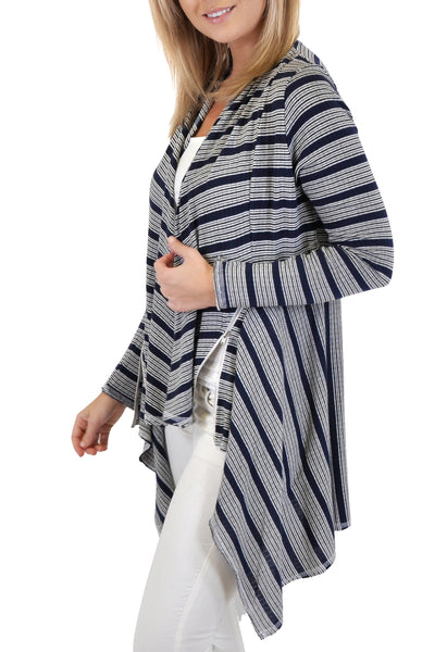 LONG SLEEVE CARDIGAN SIDE ZIPPER