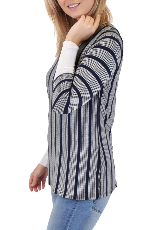 LONG SLEEVE MIXED STRIPES TOP