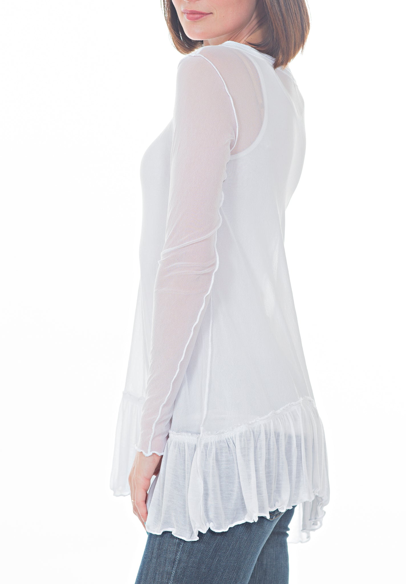 Caprice Mesh LS Top