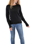 Stripe Detail Crew Neck
