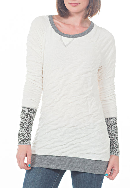 LONG SLEEVE RIB WITH SHOULDER YOKE