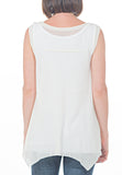 SLEEVELESS LAYERED TOP - PTJ TREND: Women's Designer Clothing