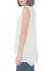 SLEEVELESS LAYERED TOP - PTJ TREND: Women's Designer Clothing