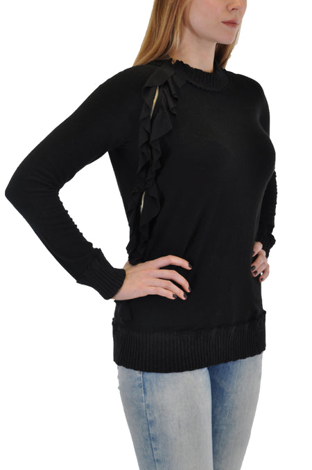 LONG SLEEVE RIB WITH SHOULDER YOKE