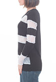 SWEATSHIRT W LACE INSET - PTJ TREND: Women's Designer Clothing