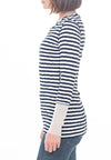 STRIPED WRINKLE TOP - PTJ TREND: Women's Designer Clothing