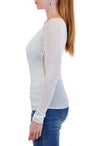 LONG SLEEVE V-NECK TEE