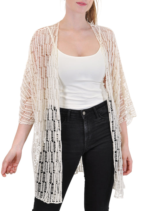 OPEN FRONT CARDIGAN / COVER UP