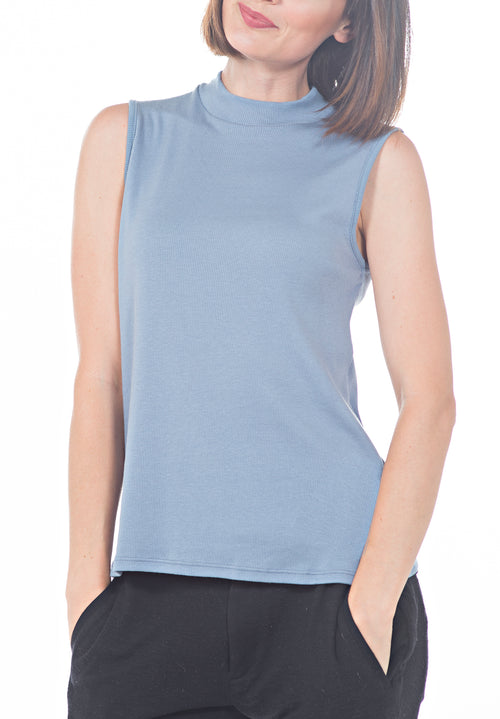 HIGH NECK TANK - PTJ TREND: Women's Designer Clothing